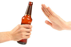 Отказ от алкоголя при выделениях